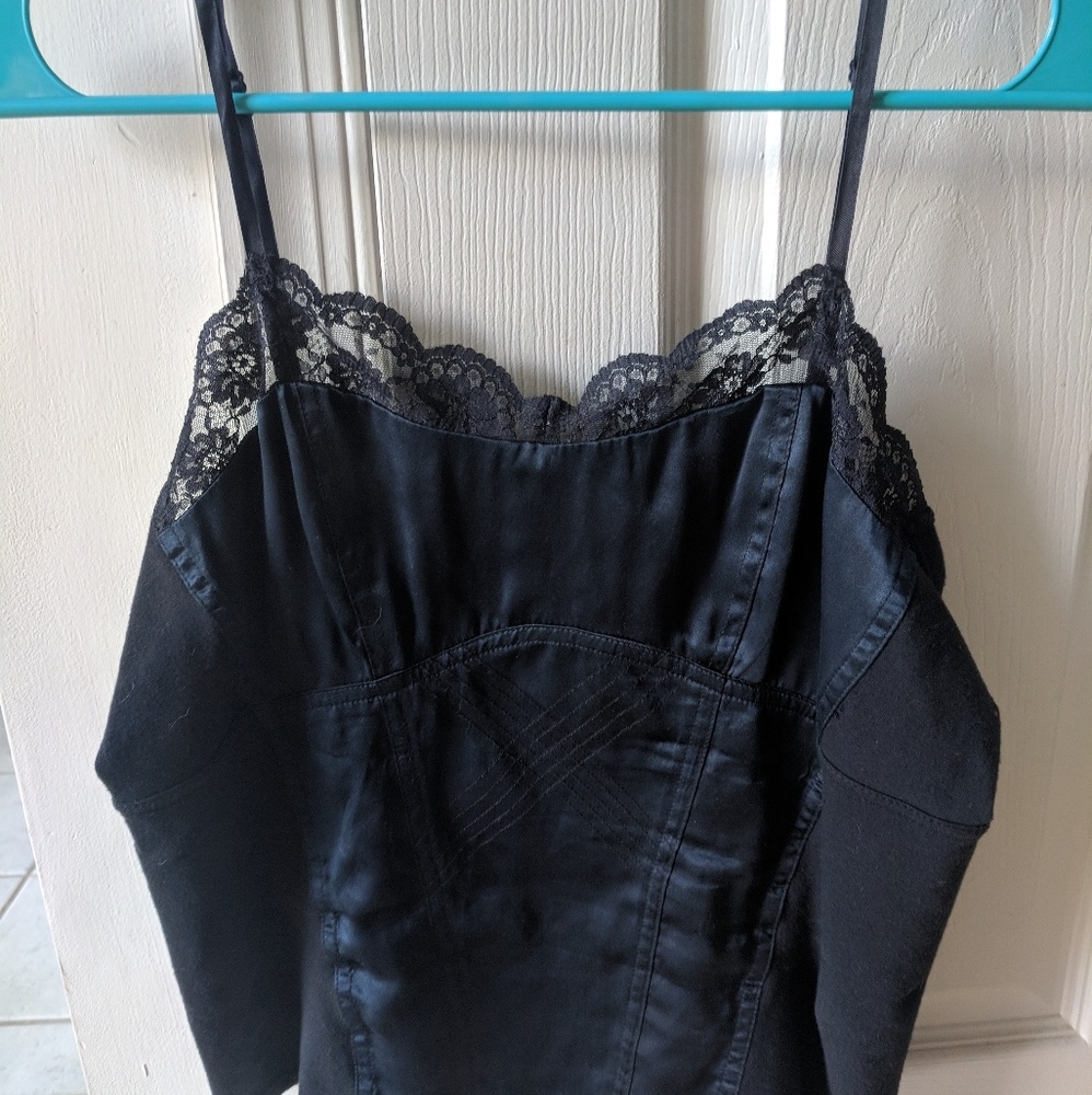 Anne Klein Dark Navy Silk Camisole Size Small
